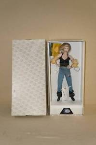 lot 176 image: Franklin Heirloom Dolls Harley Davidson 18 Collector Doll