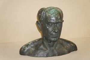 lot 195 image: Bronze Bust - Unknown Subject