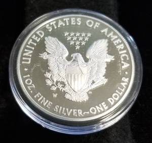 2013-W PROOF AMERICAN SILVER EAGLE IN AIRTITE