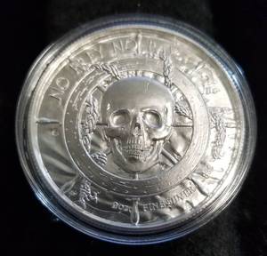 2 TROY .999 FINE SILVER PIRATE SERIES THE STORM IN AIRTITE