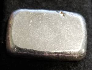 1 TROY OZ. .999 FINE SILVER BAR HAND POURED MONARCH METALS