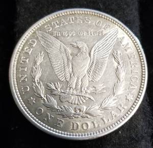 1921-D MORGAN SILVER DOLLAR