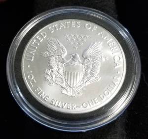 2020 AMERICAN SILVER EAGLE 1 TROY OZ. .999 FINE SILVER IN AIRTITE