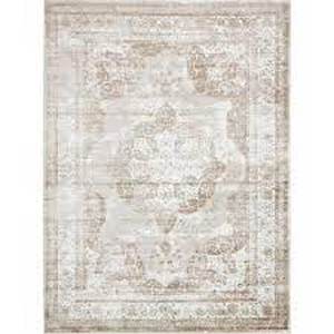 Sofia Salle Garnier Beige 9 0 x 12 0 Area Rug by Unique Loom- not used - SEE PICTURES