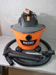 9 Gal. 4.25-Peak HP NXT WetDry Shop Vacuum  by RIDGID- missing accessories - open box not used - SEE PICTURES