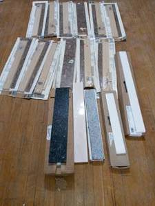 Mixed lot of laminated endsplash - SEE PICTURES