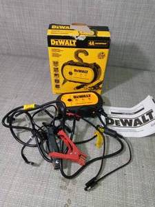 4 Amp Professional Waterproof Portable Car Battery Charger- open box not used - SEE PICTURES