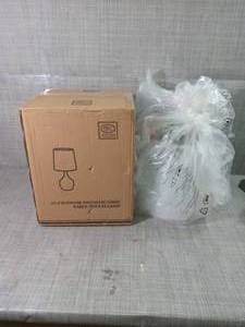 23.5 niyor metallic grey table touch lamp - SEE PICTURES