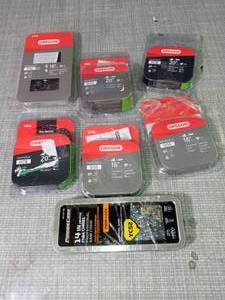 Mixed lot of chainsaw chain