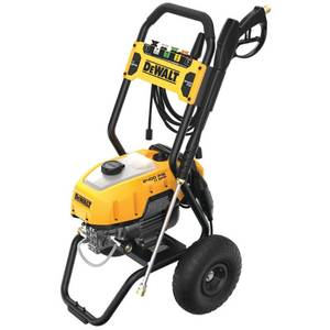lot 6 image: Dewalt 2400 PSI 1.1 GPM Cold Water Electric Pressure Washer, DWPW2400 - Missing Parts.