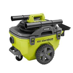 lot 16 image: Ryobi 6 Gal. WetDry Vacuum, P770 - Does Not Run - For Parts or Restore.