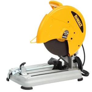 lot 38 image: Dewalt 15 Amp 14 in. Cut-Off Saw, D28715 - Will not power on. - For partsrestore.
