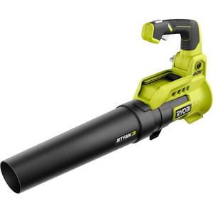 lot 40 image: Ryobi 110 MPH 525 CFM 40-Volt Lithium-Ion Cordless Variable-Speed Battery Jet Fan Leaf Blower (Tool-Only), RY40408BTLVNM.