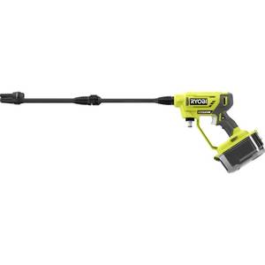 lot 54 image: ONE 18-Volt 320 PSI 0.8 GPM Cold Water Electric Pressure Washer Cordless Power Cleaner, RY120352K - MISSING Battery and Charger and Wand.