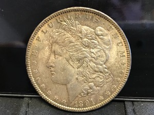 1891 P Morgan Dollar