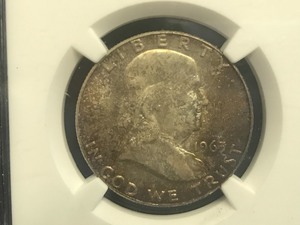 1963 D Franklin Half Dollar MS64