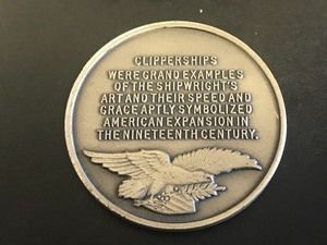Great American Triumphs The Great Days of the Clipper Shipps Coin 1.15oz Sterling Silver