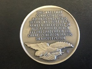 Great American Triumphs The Panama Canal Coin 32.1 grams Sterling Silver