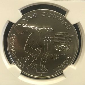 1983 P Olympics MS69 Coin