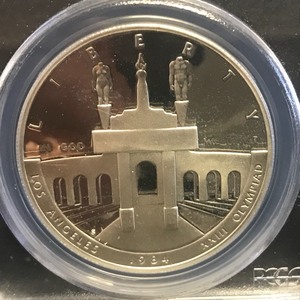 1984 S Olympic PR69DCAM Coin