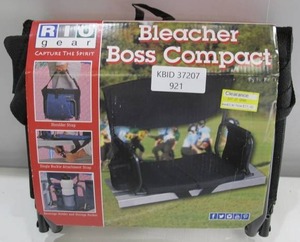 lot 921 image: Rio Gear Bleacher Boss Folding Stadium Seat Black