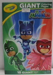 lot 924 image: Crayola Disney PJ Masks 18 Giant Coloring Pages