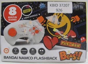 lot 926 image: Bandai Namco Flashback Blast Mini Game Console - 8 built in games Pac-Man Galaga Mappy Land