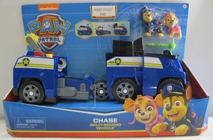 lot 940 image: Nickelodeon Paw Patrol Chase Split Second Transforming Police Cruiser Vehicle