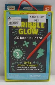 lot 933 image: Scribble Glow LCD Doodle Board