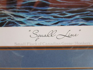 lot 3 image: Terry Redlin S&N Squall Line # 714960 26x34