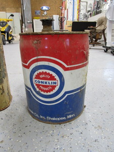lot 56 image: Vintage Steel Cans