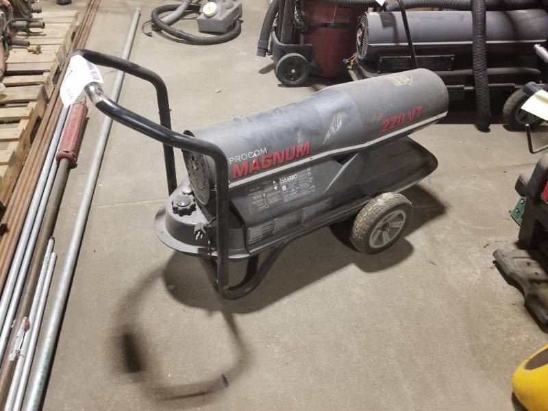 Procom Heating Magnum Construction Heater 160000-220000 BTU PCK220VT |  Maplewood HVAC Equipment u0026 Inventory Surplus Sale | K-BID