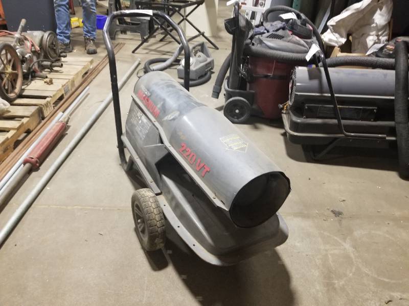 Procom Heating Magnum Construction Heater 160000-220000 BTU PCK220VT |  Maplewood HVAC Equipment u0026 Inventory Surplus Sale | K-BID