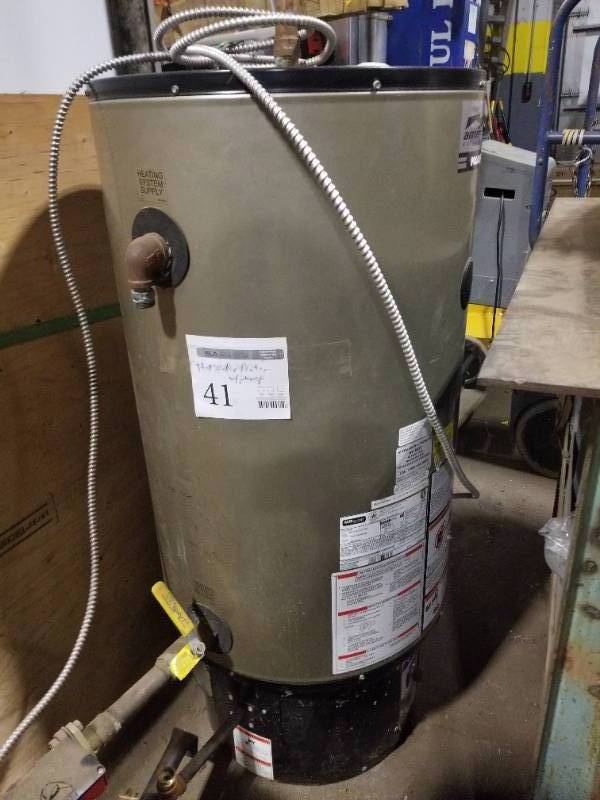 American Water Heaters Polaris Hot Water Heater Natural Gas 34 Gallon PG10  34-150-2NV with Grundfos Nonsubmersible Circulation Pump | Maplewood HVAC  Equipment u0026 Inventory Surplus Sale | K-BID