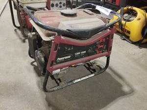 lot 9 image: Powermate Generator 1200W  with Powermate 99cc OHV Engine