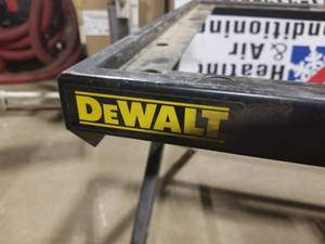 lot 32 image: DeWalt Folding Metal Work Table