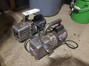 lot 36 image: Lot of (2) Refrigerant Recovery Pumps - JB Industries Platinum DV-2000N 7cfm
