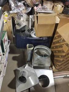lot 31 image: Lot of Duct Vents and Hoods