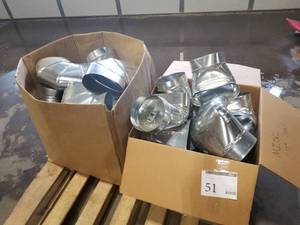 lot 51 image: Duct Oval Fitting 7D (in 2 boxes)