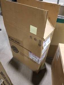 lot 60 image: PureAir Healthy Climate Air Purification System Media Filter Cabinet  with Carbon Clean 16 16 MERV Filter System (in box)