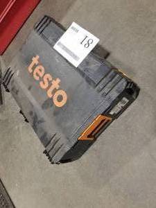 lot 81 image: Testo Flue Gas Analyzer Country Specific Version D 327  with Case
