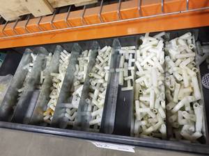 lot 82 image: PVC Pipe Fittings Male 12, 34 (in top drawer)