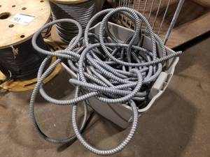 lot 88 image: Lot of Greenfield Flexible Conduit (in bin)