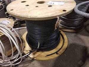 lot 91 image: ChambersFaulkner Copper Wire 3-Wire 10AWG Ground Type NM-B 600V (partial spool)
