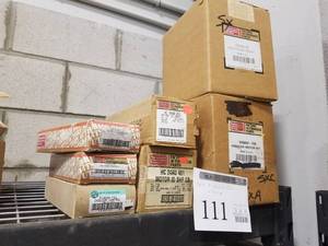 lot 111 image: Lot of (7) Inducer Housing, Inducer Controls, Inducer Motor Kits (in 7 boxes)