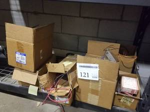 lot 121 image: Lot of (8) Vent Motors, Blower Motors  with Loose Blowers (x2) (in 8 boxes)