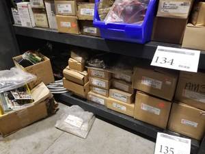lot 135 image: Gas Valves, Control Boards, Electrode Replacements, Metal Tubing (in box)