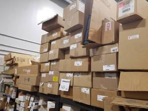 lot 145 image: Lot of (Approximately 40) Furnace Collector Boxes (in approximately 40 boxes)