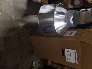 lot 155 image: Draft Hood 105 MBH Input (in box)