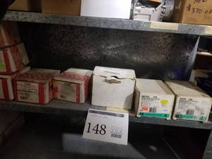 lot 148 image: Gas Valves (in box, on shelf)